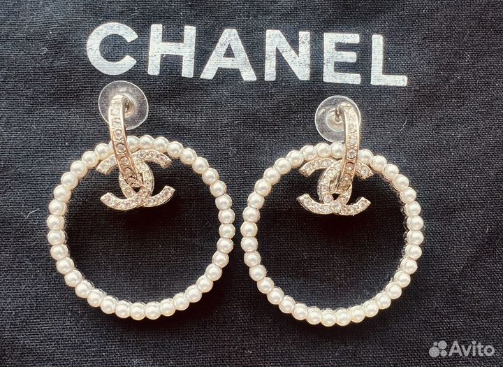 Серьги chanel оригинал