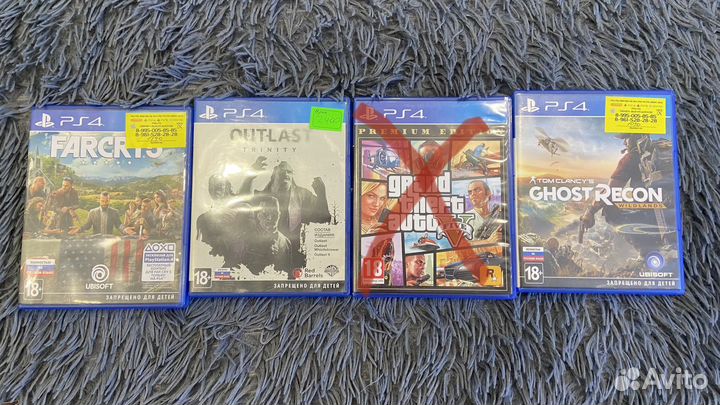 Игры для приставок ps4