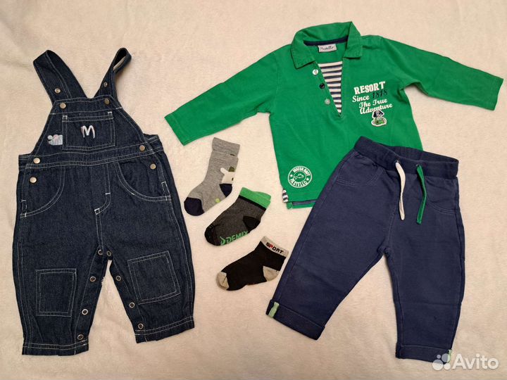 Пакет вещей на мальчика 6-12 мес