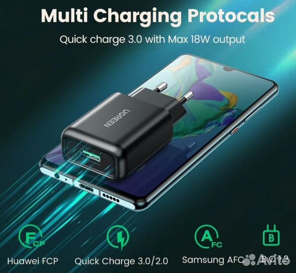 Зарядное устройство Ugreen CD122