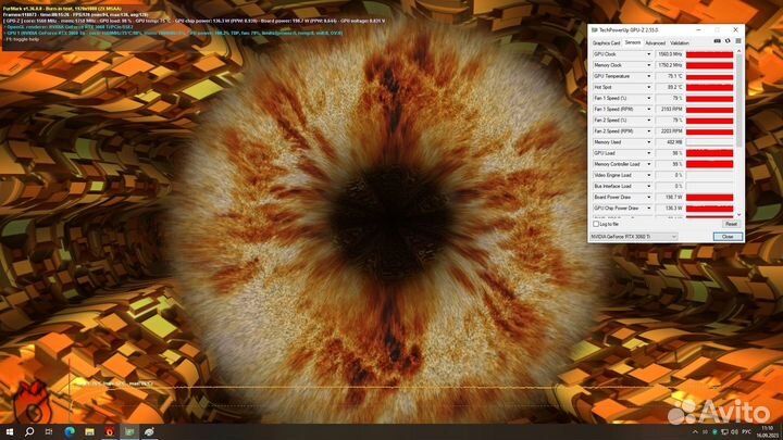 Видеокарта rtx 3060ti MSI ventus