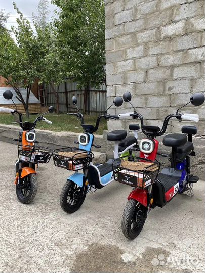 Электроскутер велосипед новый