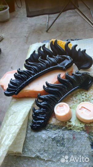 Педальный конь СССР. Грива