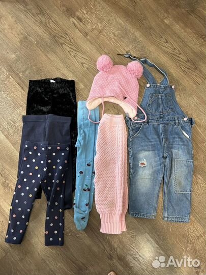 Вещи пакетом на девочку 92 р
