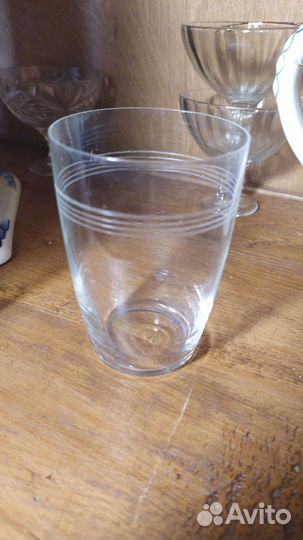 Стаканы, тонкое стекло, в подстаканники. СССР