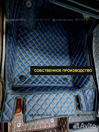 3Д 3D коврики из экокожи шьем сами