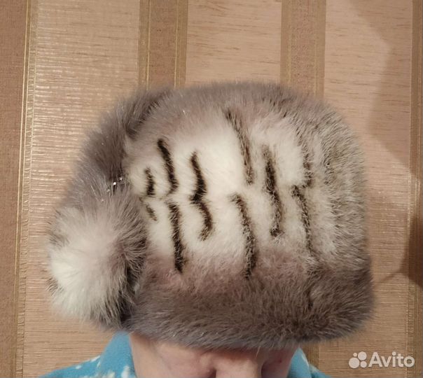 Шапка норковая женская бу