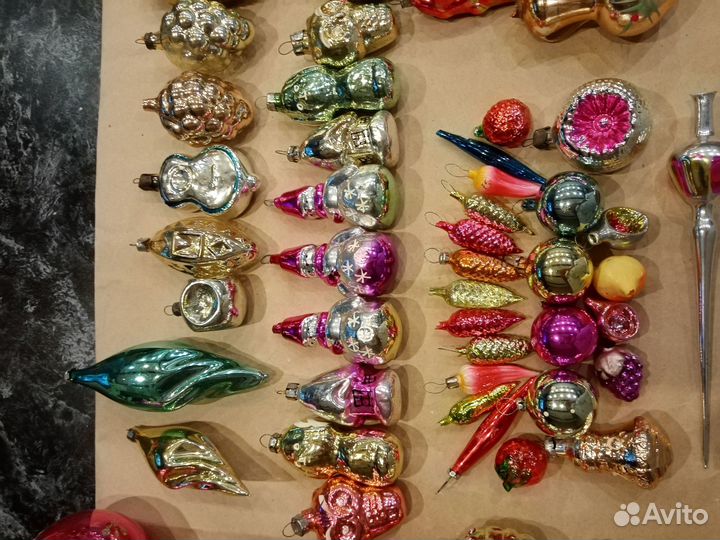 Елочные игрушки винтаж