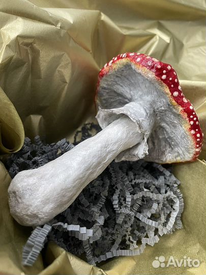 Ватная игрушка на ёлку