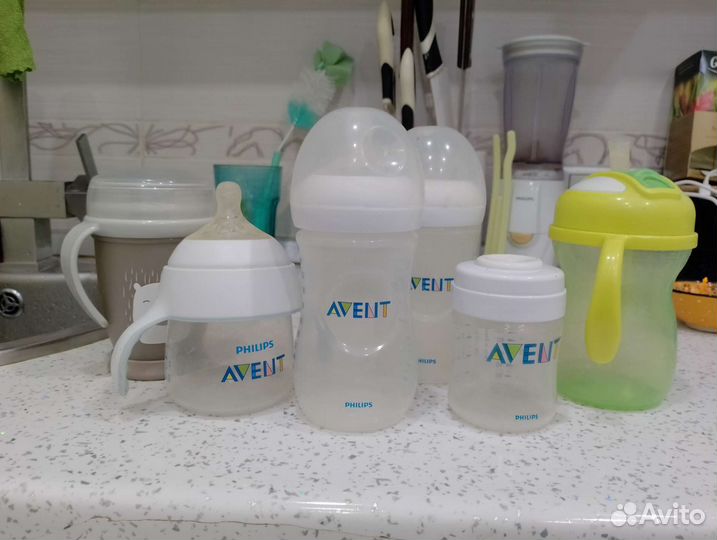 Бутылочки, поильники Avent