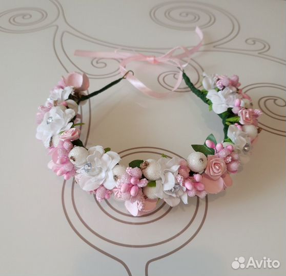 Ободок для волос ручной работы