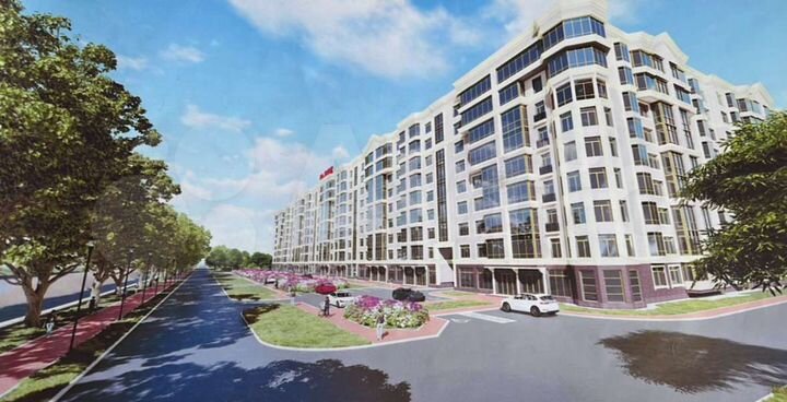 1-к. квартира, 43 м², 3/10 эт.