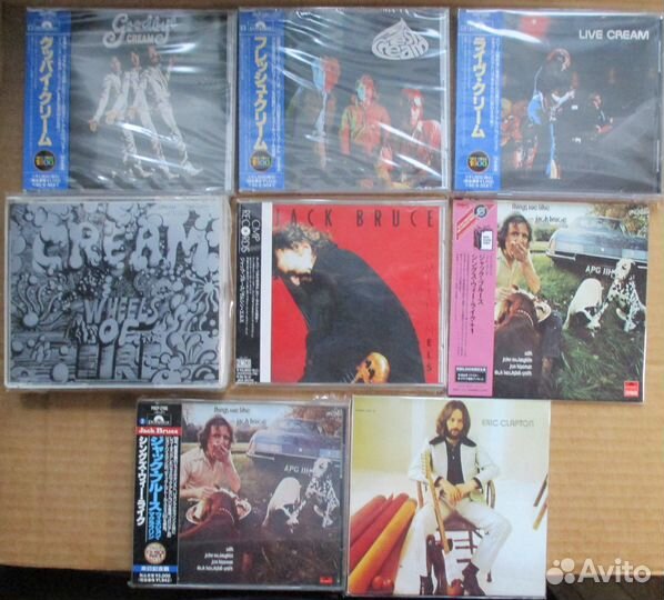 Led Zeppelin, Jimi Hendrix, Cream, Jeff Beck Japan