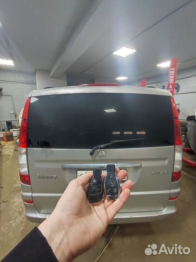 Ключ Mercedes Рыбка FBS3. Привязка к автомобилю