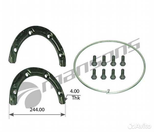 Монтажный (установочный) комплект тормозного диска