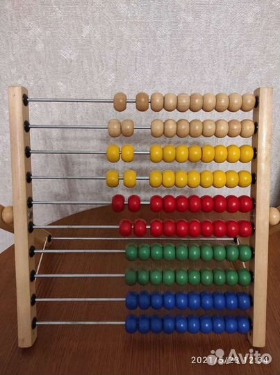 Счеты деревянные