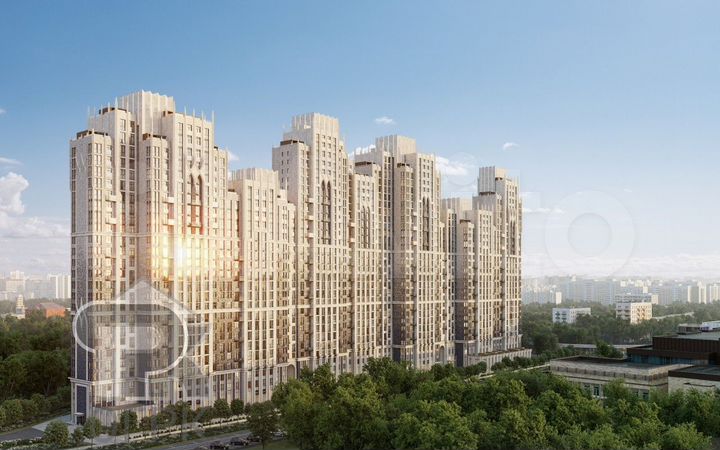 2-к. квартира, 63,4 м², 2/21 эт.