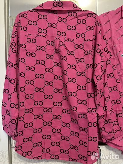 Джинсовая рубашка куртка 52/54