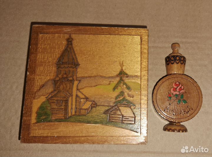 Шкатулка времен СССР 1953 г натуральное дерево