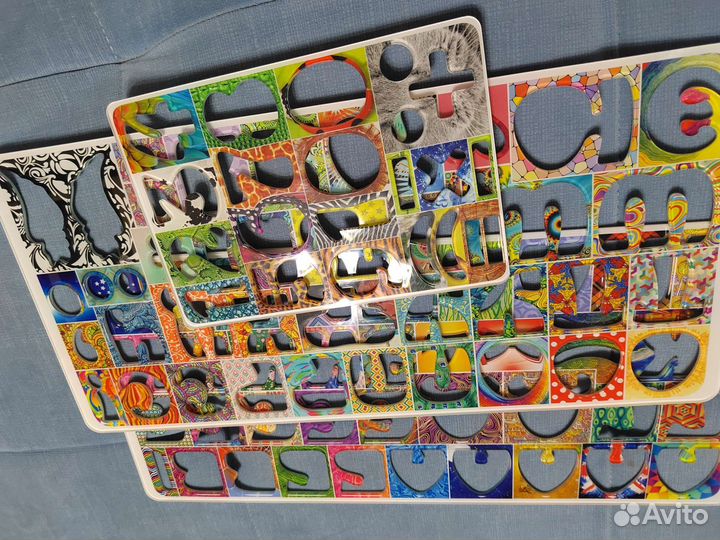 Счастливая азбука и цифры магнитная