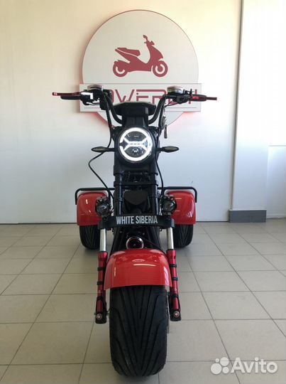 Электроскутер white siberia PRO trike 3000W