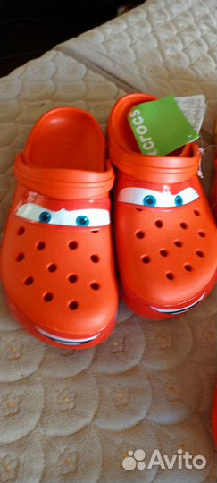 Сабо Crocs Lightning McQueen (Молния Маквин Тачки