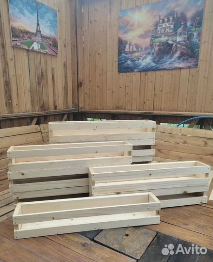 Ящик деревянный