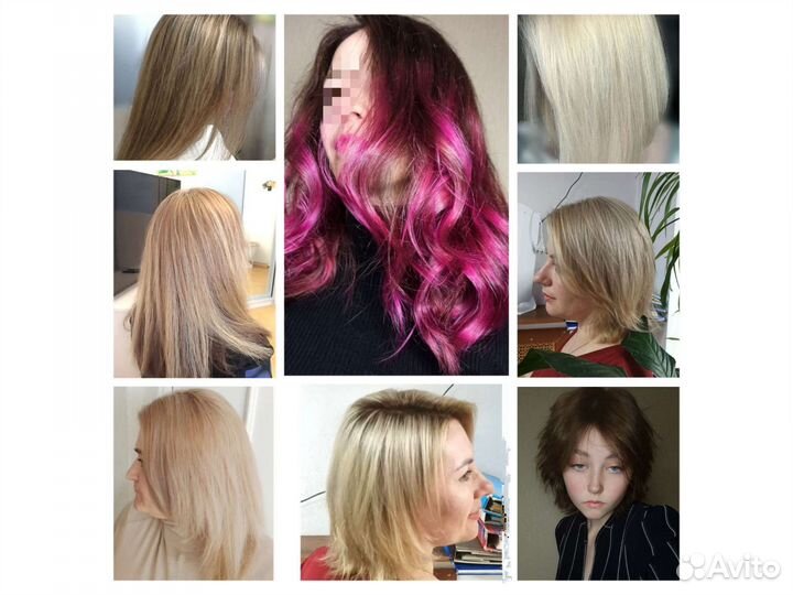 Мелирование, аиртач, окрашивание волос