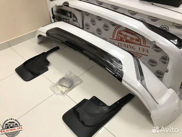 Toyota land cruiser 200 обвес white Q933