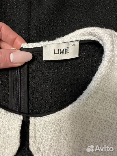 Платье из твида Lime