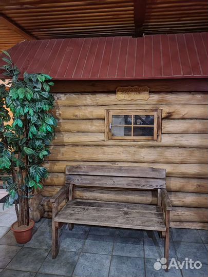 Мангал и сауна с бассейном