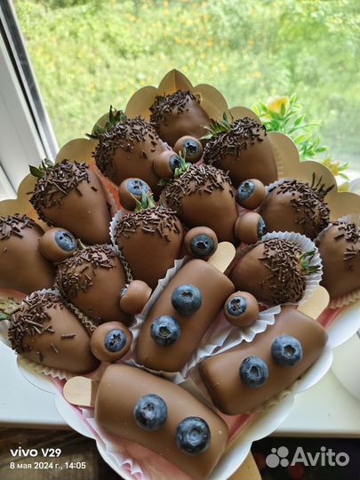 Клубника в шоколаде набор