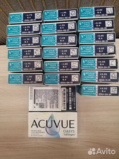Линзы контактные acuvue oasys двухнедельные