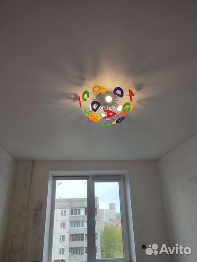 Люстра детская с буквами