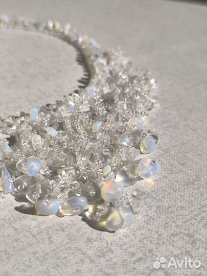Колье из бисера