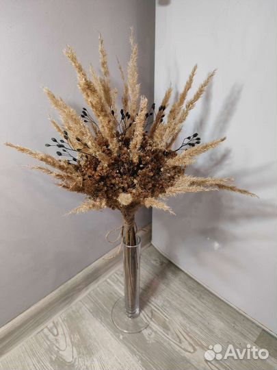 Букет из сухоцветов. Интерьер. Декор. Подарок