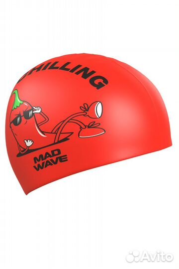 Шапочка для бассейна с принтом Madwave