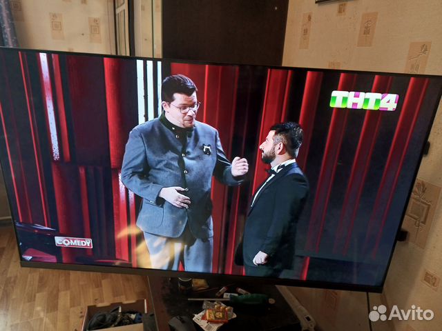 Телевизор салют сбер 50 smart tv с вайфаем бу купить в Санкт-Петербурге ...