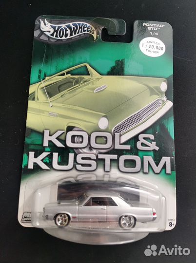 Hot wheels kool&kustom silver pontiac GTO