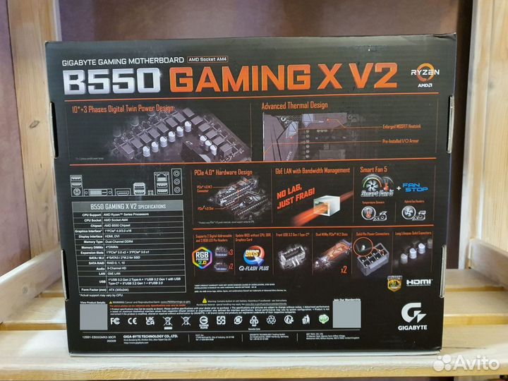 Gigabyte B550 gaming X V2