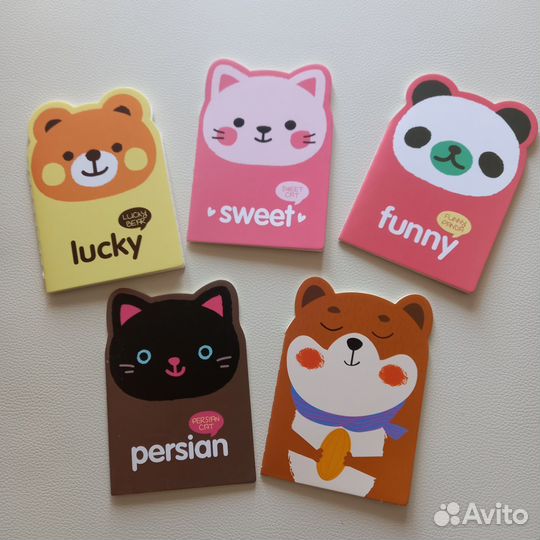 Новые блокноты набор из 5шт