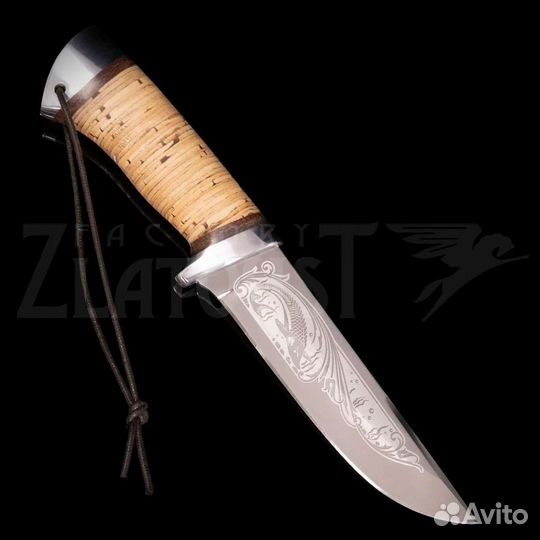 Нож охотничий подарочный ручкой работы 95Х18