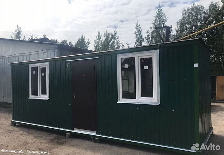 Вагончик бытовка 6 x 2.4 м
