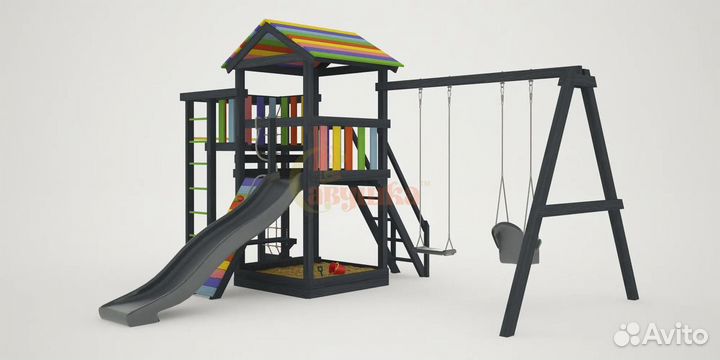 Игровая площадка Савушка 5 Black Edition