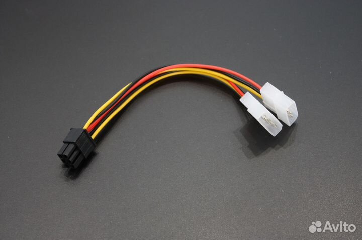 Переходник 2 molex на 6 PIN