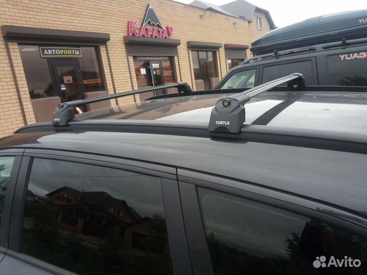 Багажник на крышу Ауди Q7 turtle AIR2