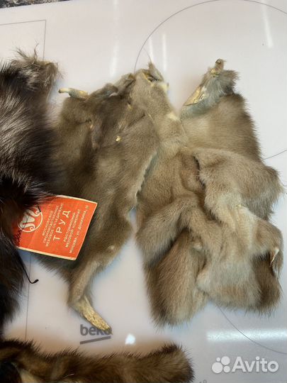 Шапка натуральный мех