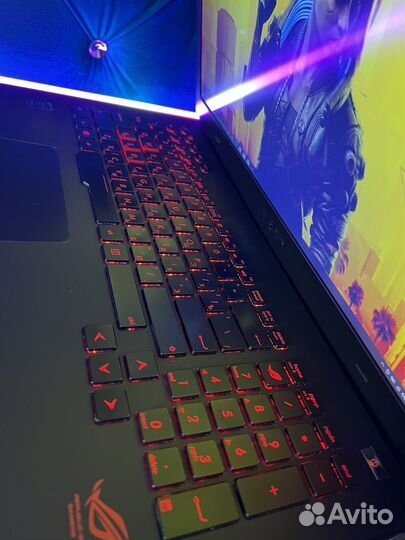 Игровой Asus ROG 17,3 GTX FHD IPS SSD 16GB