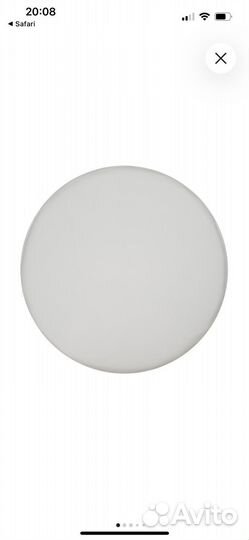 2 простыни однотонные круглые белые 75 на 75