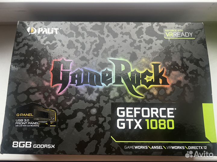 Видеокарта GeForce GTX 1080 Palit GameRock 8GB